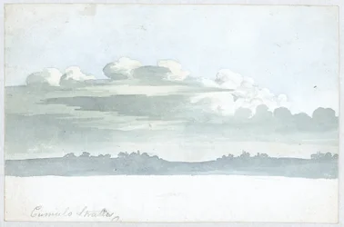 Wolkstudie door Luke Howard, ca 1808-1811