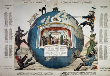 Hoe de wereld gaat, kalender voor het jaar 1879, Italië