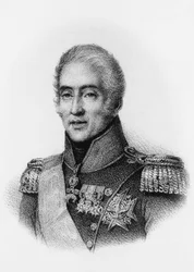 Portret van Karel X (1757-1836), Koning van Frankrijk en Navarra van 1824 tot 1830, gravure