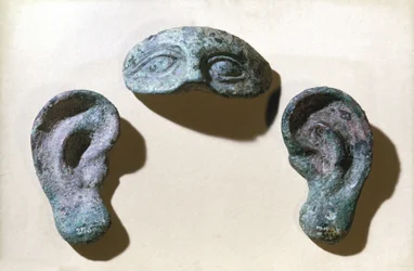 Romeinse votieve ogen en oren, brons, 200 v.Chr.-100 n.Chr.