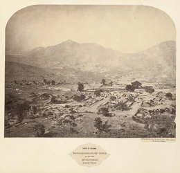 Uitzichten in Mysore: Bhoganarasimhaswamis tempel, in het fort, Devarayadroog..., 1862-1865
