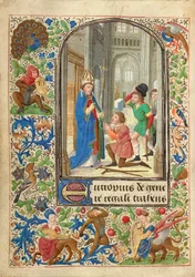 Sint Eutroop geneest een persoon