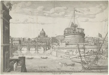 Gezicht op Rome