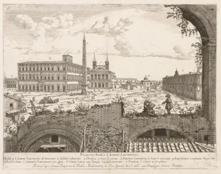 S. Giovanni in Laterano uit "Prospectus Locurum Urbis Romae Insign[ium]"