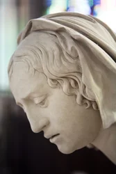 De graflegging en de flauwte van de Maagd, (detail)