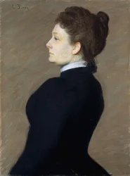 Dame in Zwart