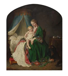 Dit kleine varken ging naar de markt, ca. 1857