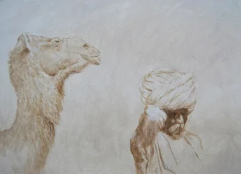 Rabari leidt kameel