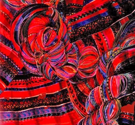 Red Hammock, 2004 (gemengde techniek)