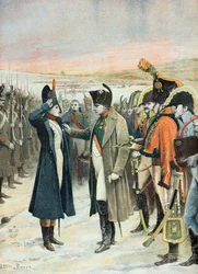Napoleon decorates Marie Jeanne Schellinck in 1808