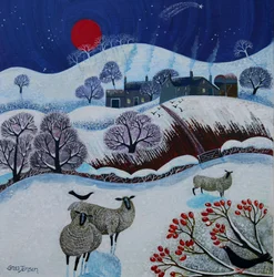 Snowy Times, 2025 (acrylverf op linnen)