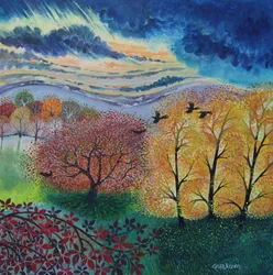 Stormy Sky, 2024 (acrylverf op doek)