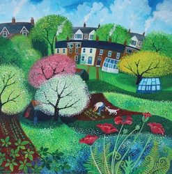 Suburbia, 2018 (acrylverf op papier)