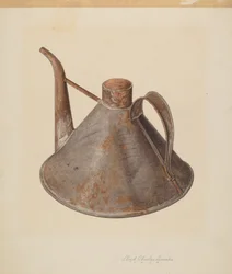 Oliekan met tuit, ca. 1938