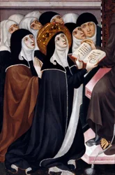 Franciscaans altaarstuk uit het klooster van Santa Clara