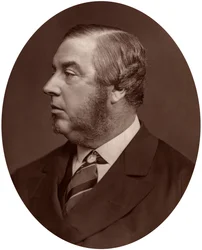 George Sclater-Booth MP, President van de Raad voor Lokale Overheid, 1878