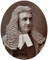 Rechtsgeleerde Sir Robert J Phillimore, DCL, rechter van het Hooggerechtshof, 1877