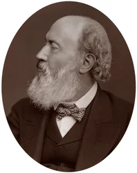 Sir John Gilbert, RA, President van de Society of Painters in Water-Colours, 1877