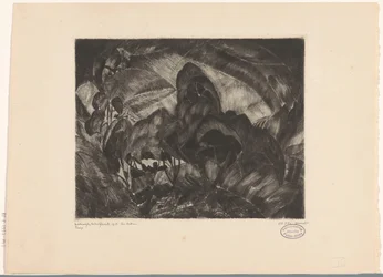 Heuvellandschap met bomen