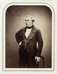 Portret van Robert Stephenson 1803-1859, 1856