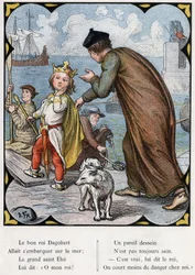 Illustratie door Lorenz Frolich (1820-1908) voor het populaire lied 