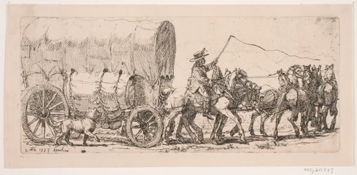 De vrachtwagen