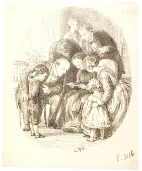 Voorlezen. Familiegroep