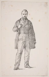 Zelfportret van L. Frølich