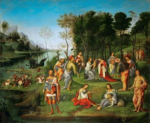 Allegorie van het hof van Isabella d