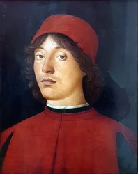 Duits: Bildnis eines jungen Mannes Portret van een jonge man