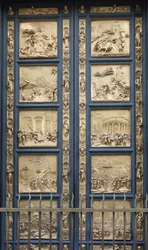 De Poorten van het Paradijs in het baptisterium van Florence, kopie, 1425-1452