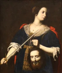 Judith met het hoofd van Holofernes.