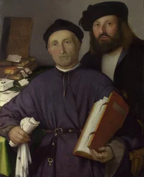 De arts Giovanni Agostino della Torre en zijn zoon, Niccolò. 1515