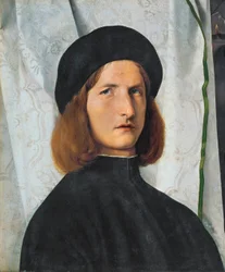 Portret van een jonge man met lamp, 1508