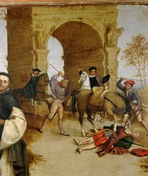 Sint Dominicus doet Napoleone Orsini herrijzen, neef van kardinaal Fossanova