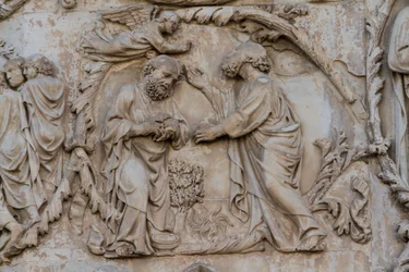 Gideon wringt een vloerkleed uit (detail)