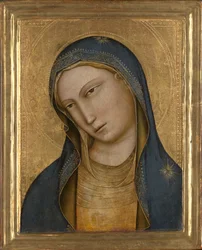 Buste van de heilige Maria, ca. 1381-1425 (tempera op paneel)