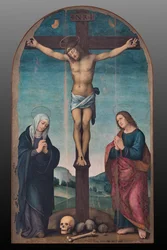 Kruisiging, ca.1500-24 (olieverf op paneel)
