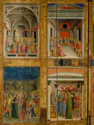 Reliekschrijn van de deuren van Santa Maria della Scala. binnenpaneel