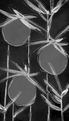 Abstracte botanische vormen