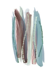 Aardse, abstracte penseelstreken