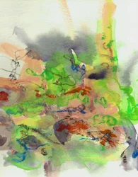 Levendig, organisch en abstract