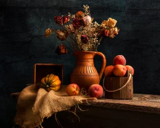 Rustiek herfststilleven