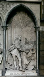 Graf van Georg Friedrich Haendel (marmer)