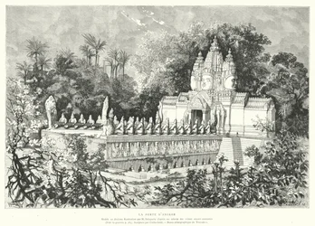 Poort van Angkor, Cambodja