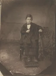 Portret van een jonge jongen, ca. 1848