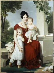 Mme. H en haar kinderen