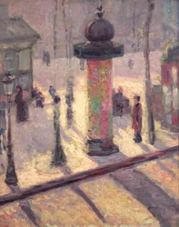 Kiosk op de Boulevard Clichy, 1886-7