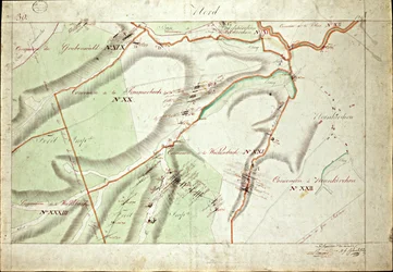 Atlas van de concessies van het steenkoolgebied van de Saar door de heren Beaunier & Calmelet, ingenieurs van het mijnbouwkorps.