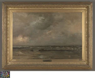 Zeegezicht bij De Panne
